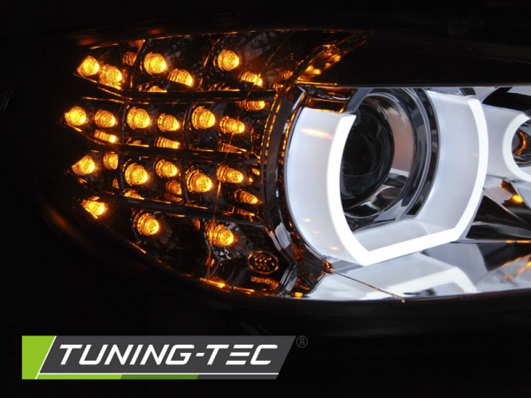Xenon LED Tagfahrlicht Angel Eyes für Scheinwerfer BMW 3er E90/E91 09-11 chrom